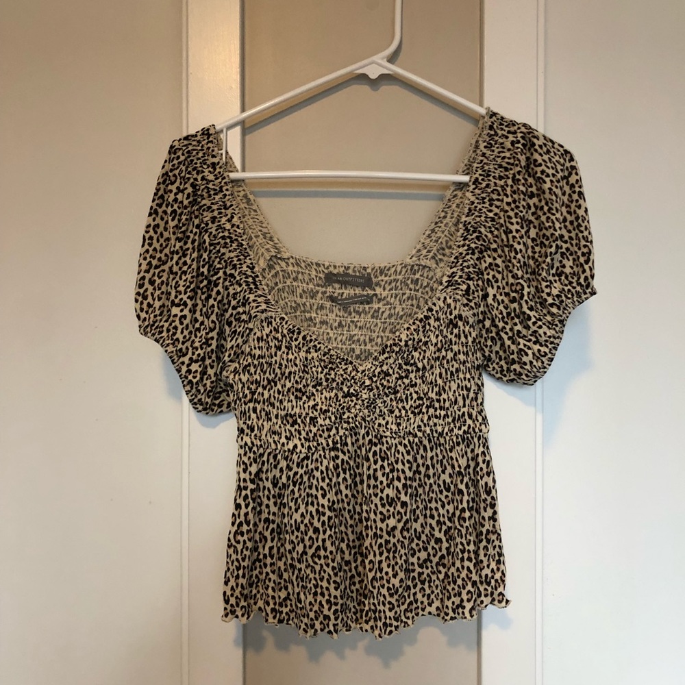 UO shirred baby doll top
